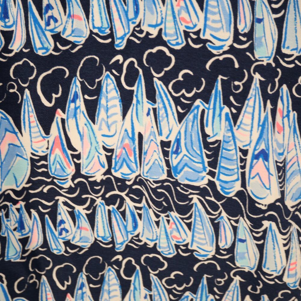 NEW Lilly Pulitzer Women's 2 Dress Jane Shift Low Tide Navy Preppy Resort Wear - Picture 4 of 11